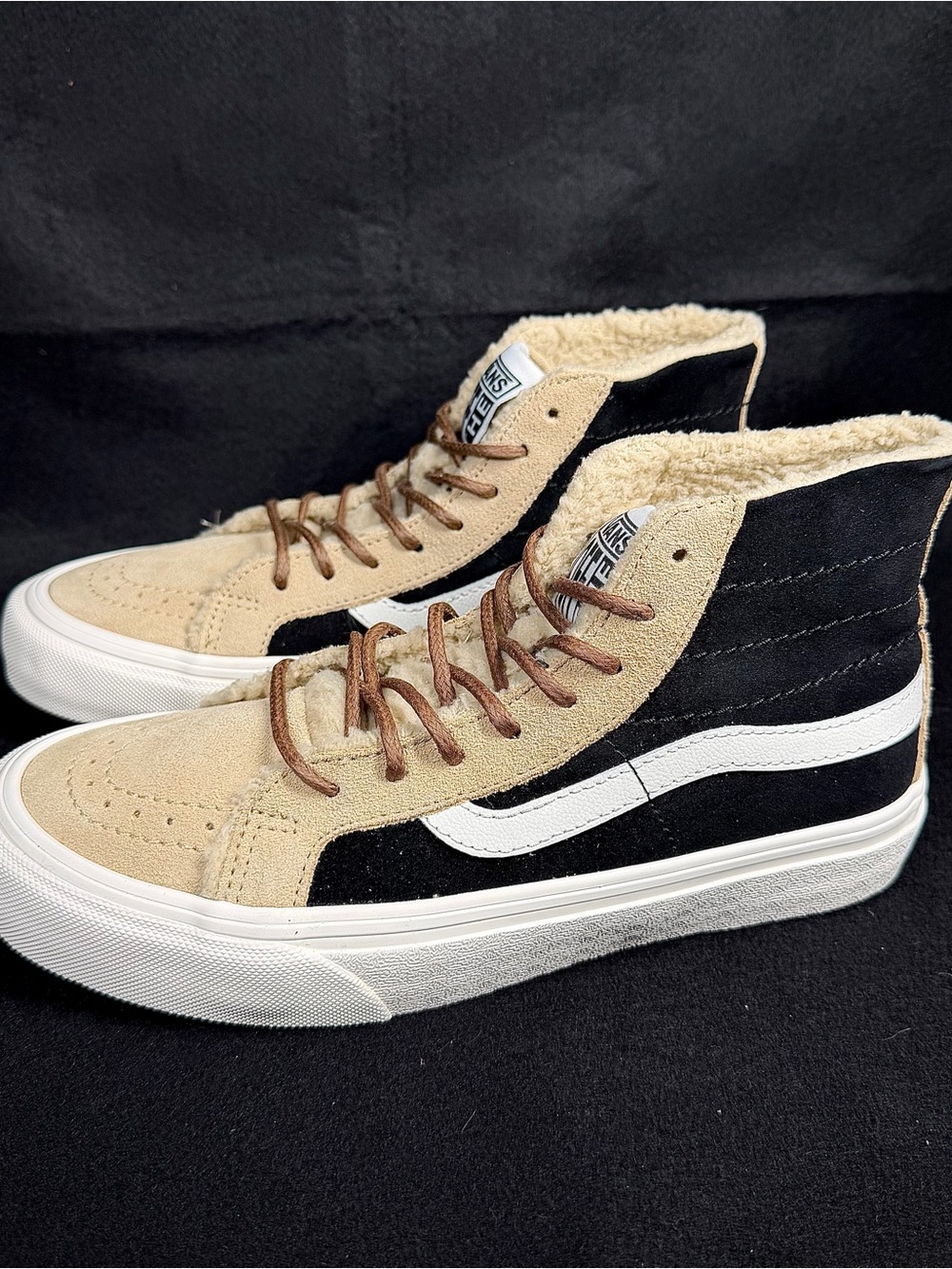 Vans Sk8-Hi 38 Decon VR3 SF Sherpa 'Tan Black'